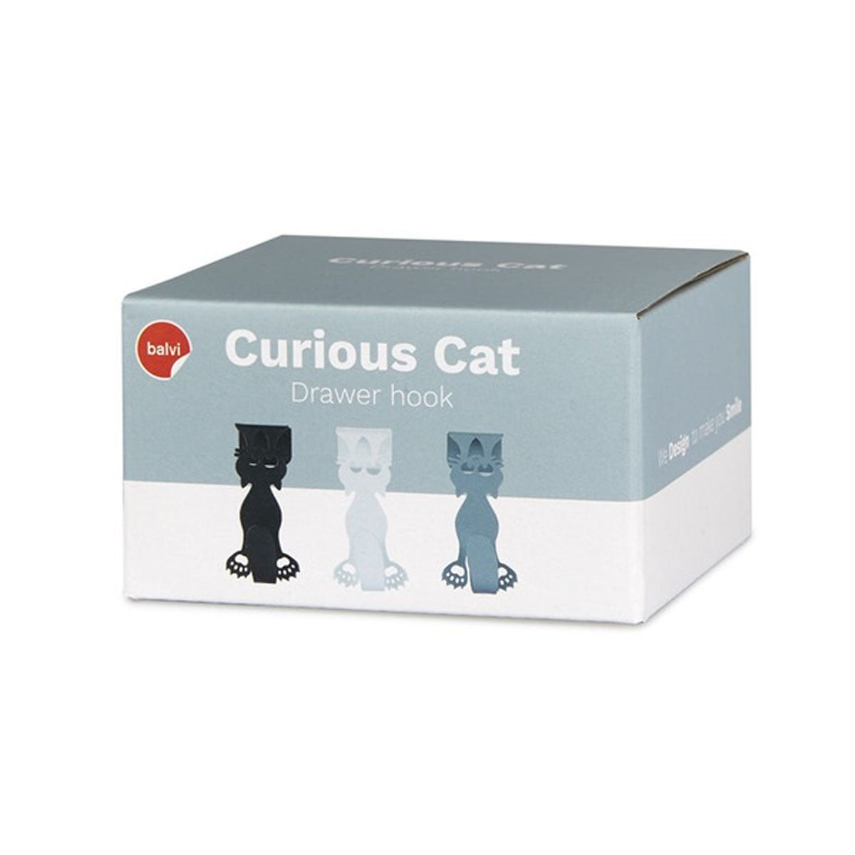 Colgador Cajón Curious Cat Set De 3 Piezas BALVI