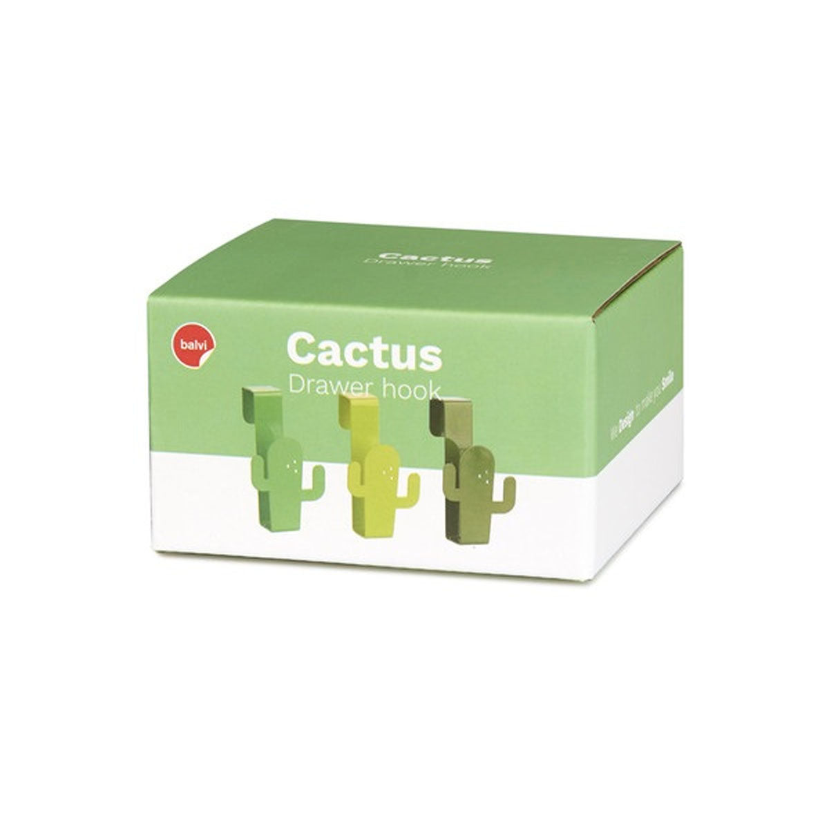 Colgador Cajón Cactus Set De 3 Piezas