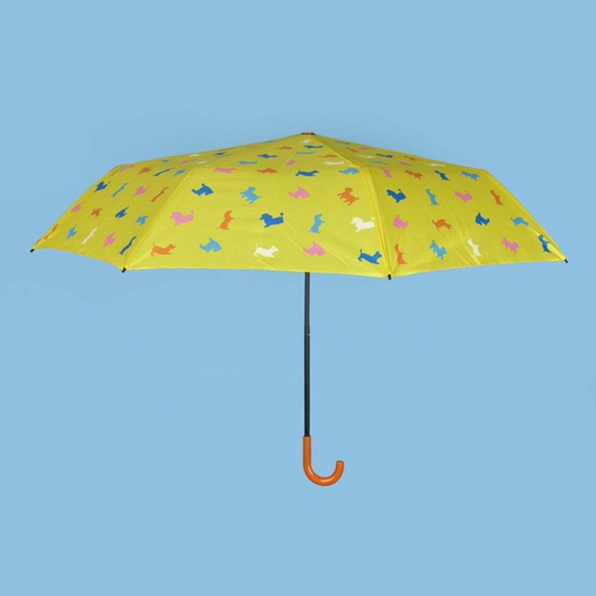 Paraguas infantil  Puppymbrella Amarillo Con Funda