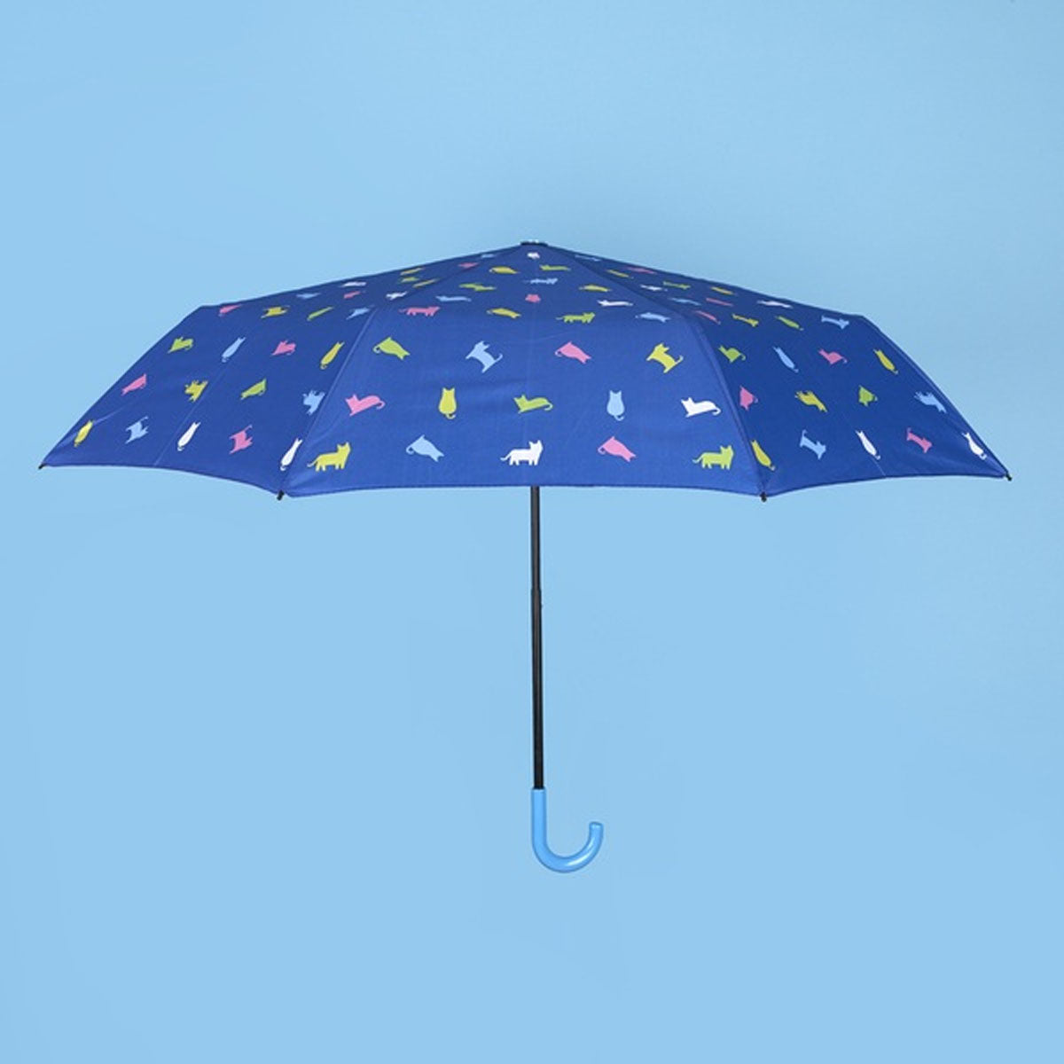 Paraguas infantil Meowmbrella Azul Con Funda