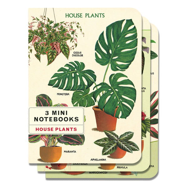 Mini Libreta Set de 3 House of Plants Art Et Papier