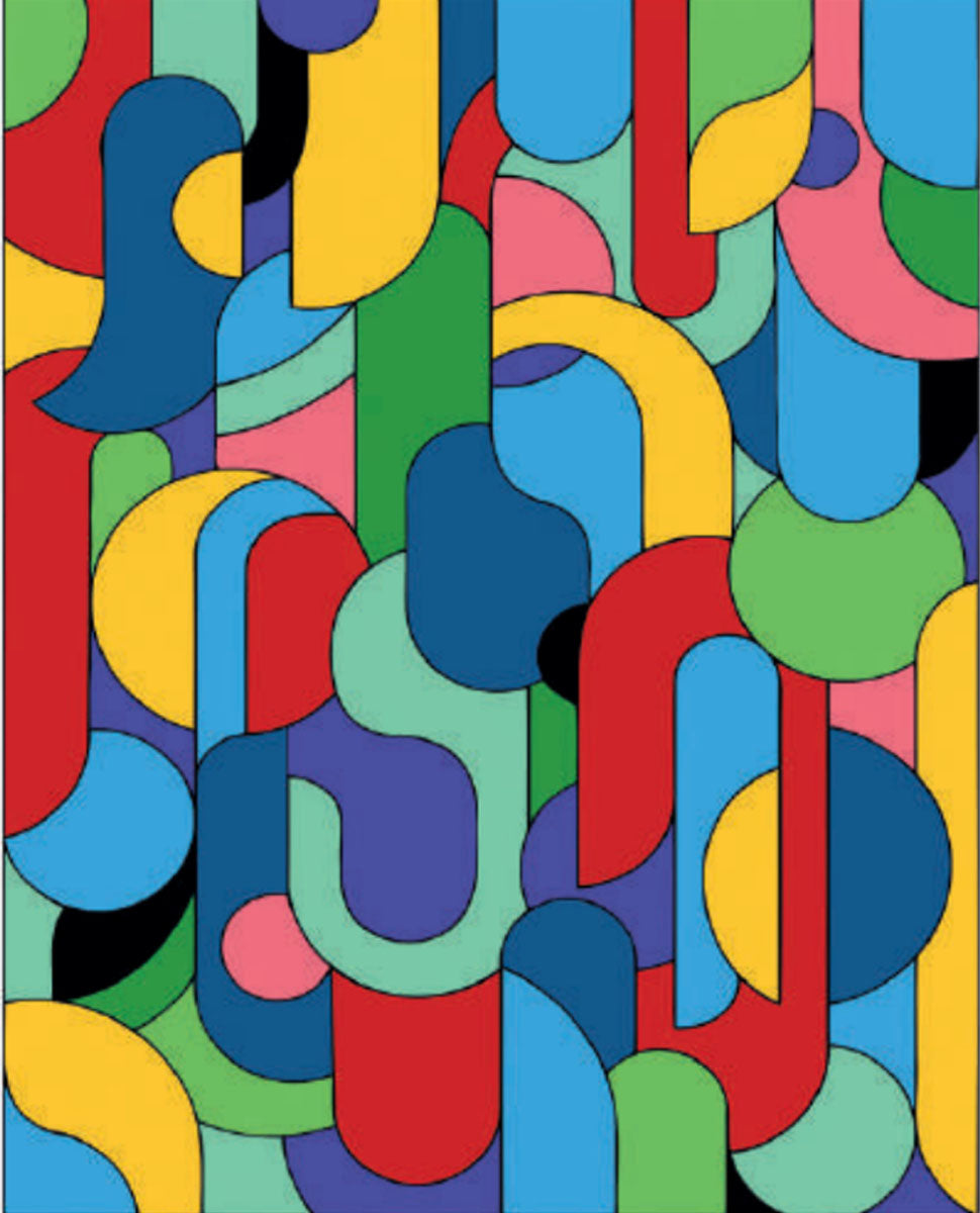 Pintura a números Colourful Psychedelic