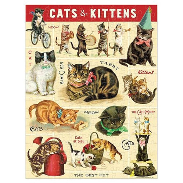 Mini Rompecabezas Vintage Cats