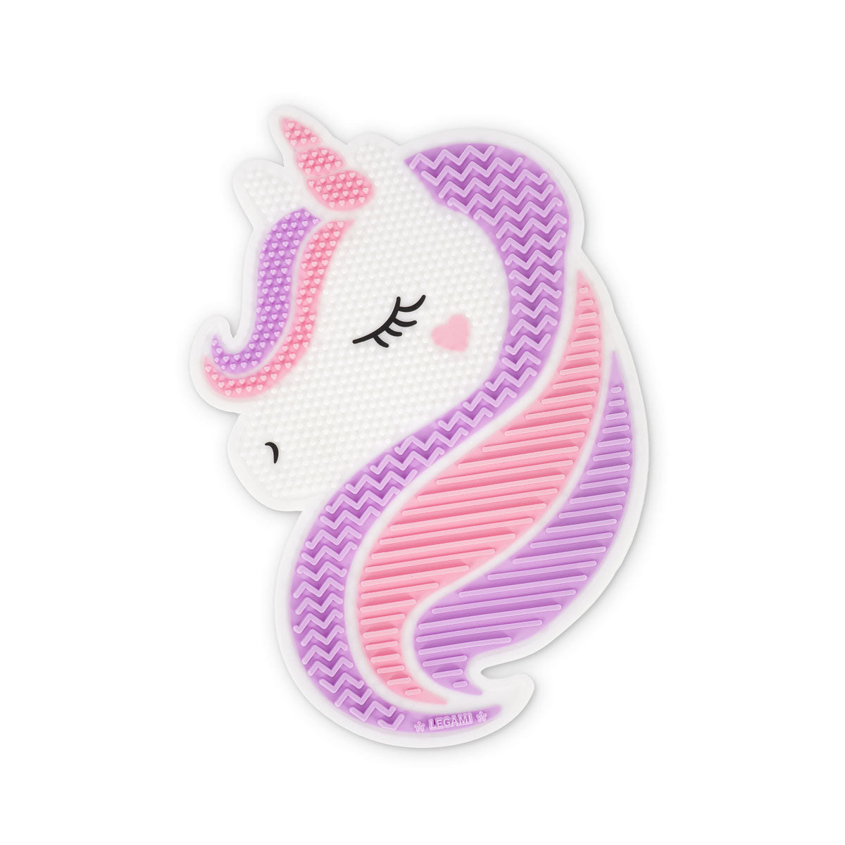 Almohadilla Limpiabrochas de silicón Unicornio
