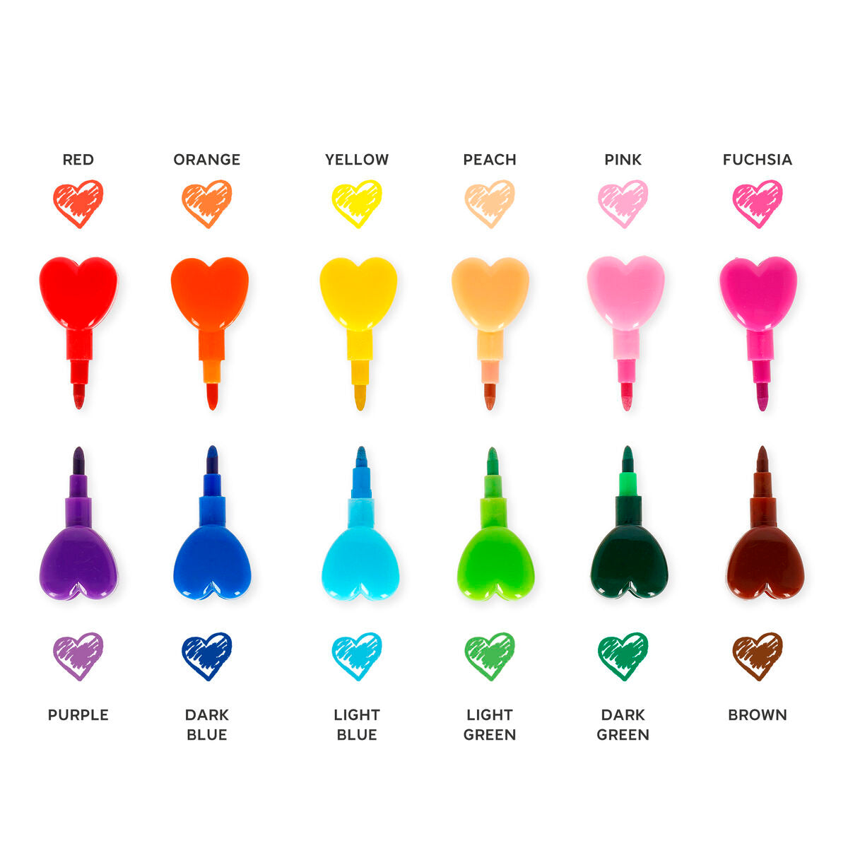 Crayones Apilables Dream in Colour 12 de Legami