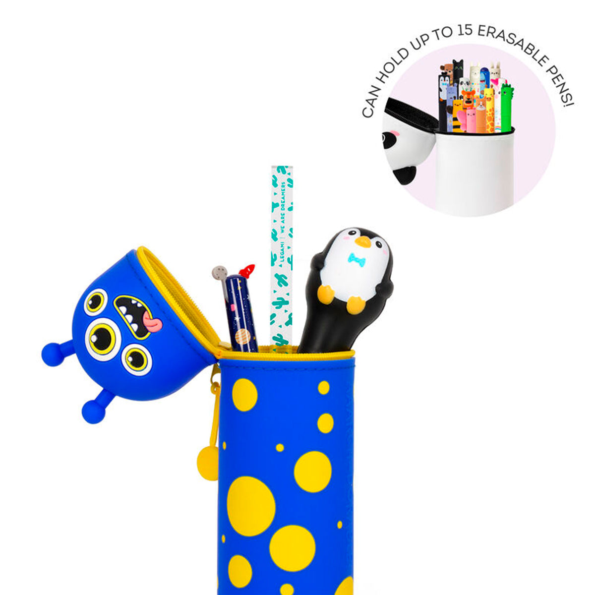 Estuche 2 en 1 "Kawaii" de Monstruo Legami