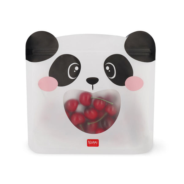 Set De 3 Bolsitas Para Snacks Panda