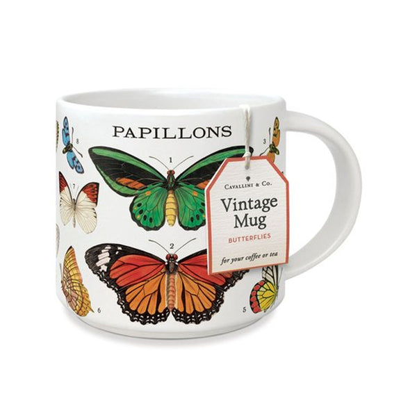 Taza Ceramica Butterflies