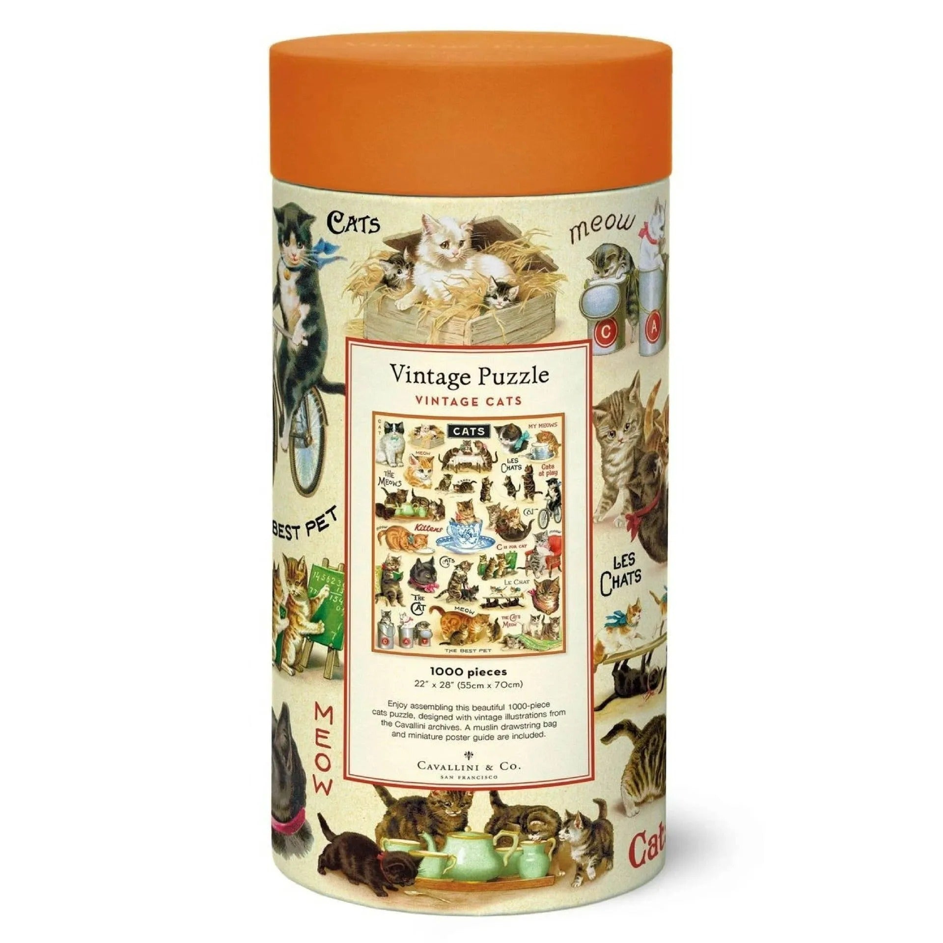 Rompecabezas Vintage Cats