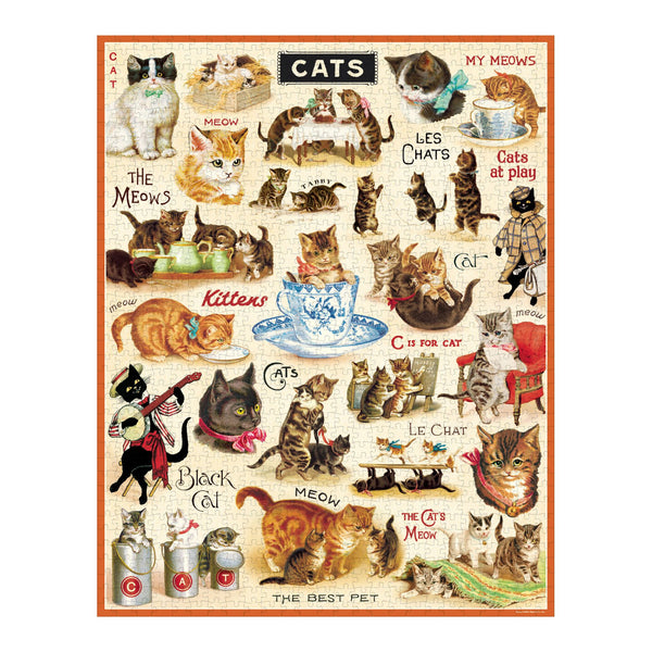 Rompecabezas Vintage Cats
