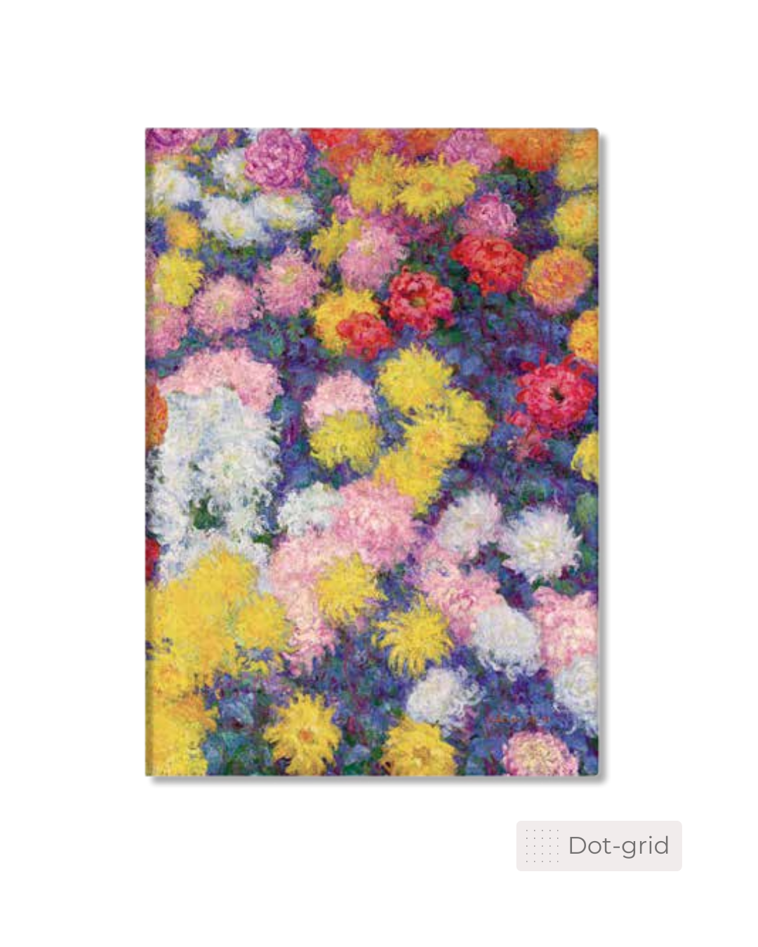A4 MC Crisantemos de Monet, dot-grid