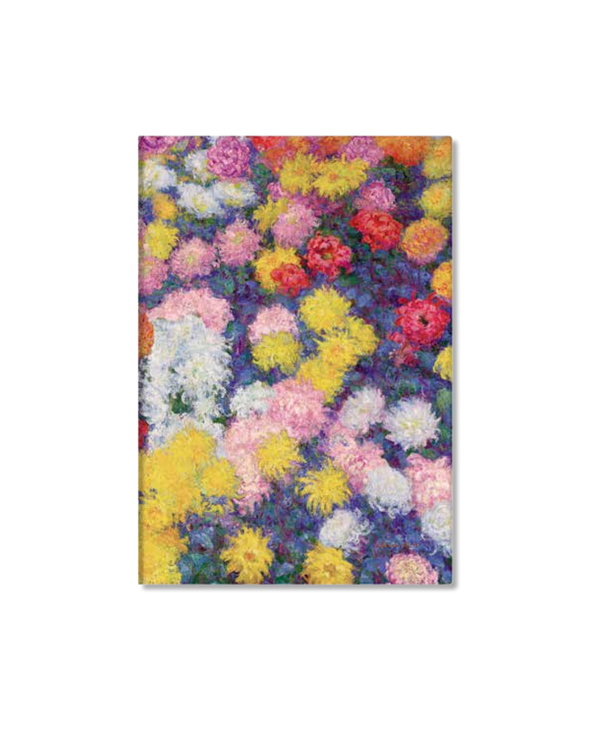 A5 MC Crisantemos de Monet, hoja blanca