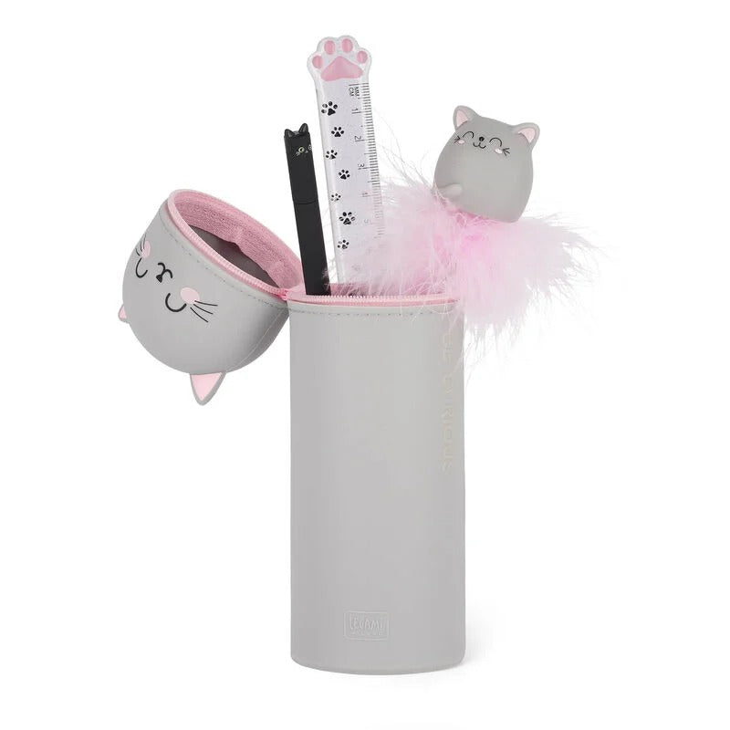 Estuche 2 en 1 "Kawaii" de Gato