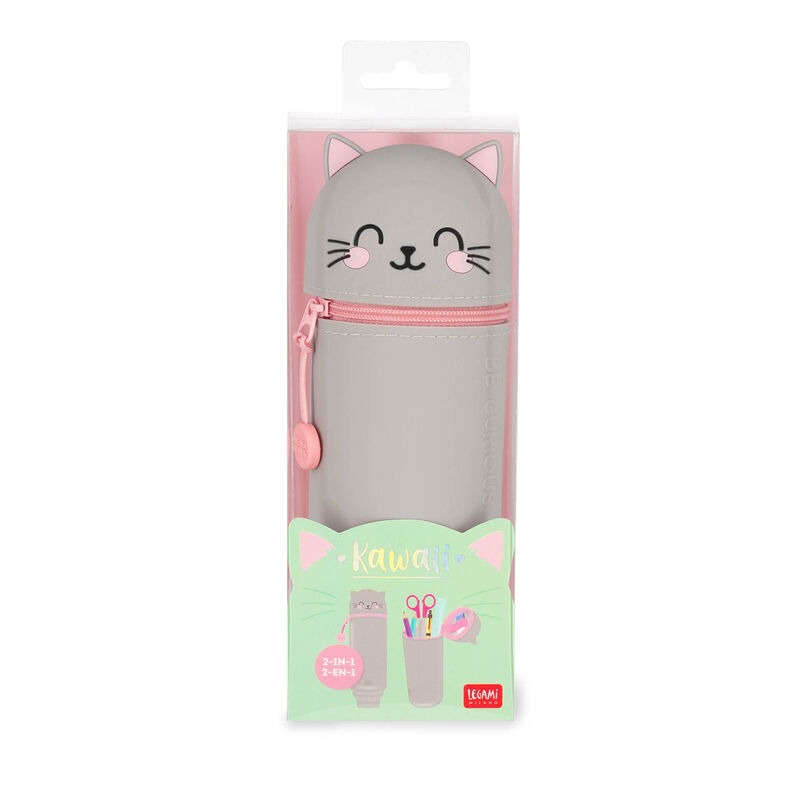 Estuche 2 en 1 "Kawaii" de Gato