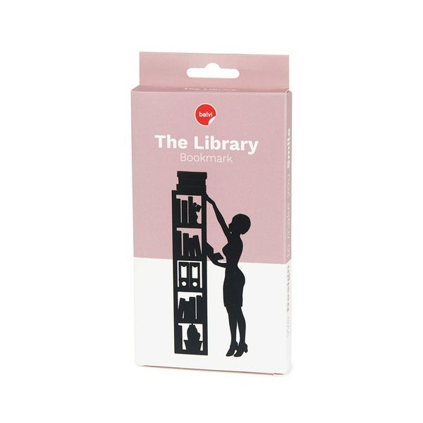 Marcapáginas The Library negro