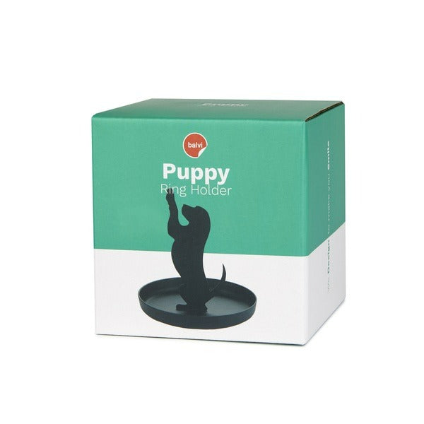 Porta Anillos Puppy Negro