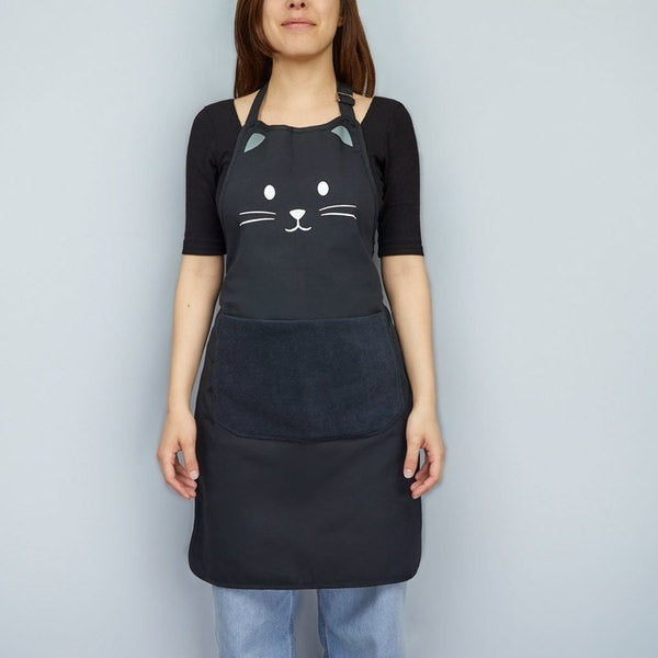 Delantal Kitty negro