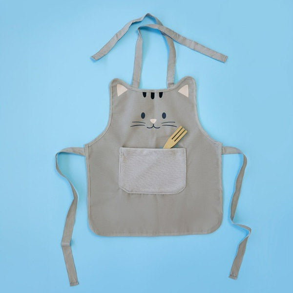 Delantal Kitty gris infantil
