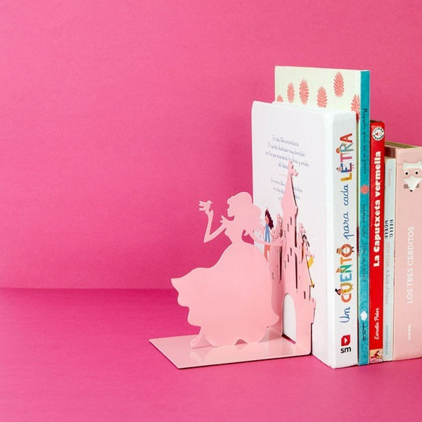 Sujeta Libros Fairy Tale rosa
