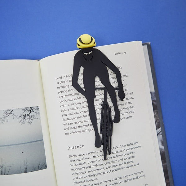 Marcapáginas Cyclist Negro/Amarillo