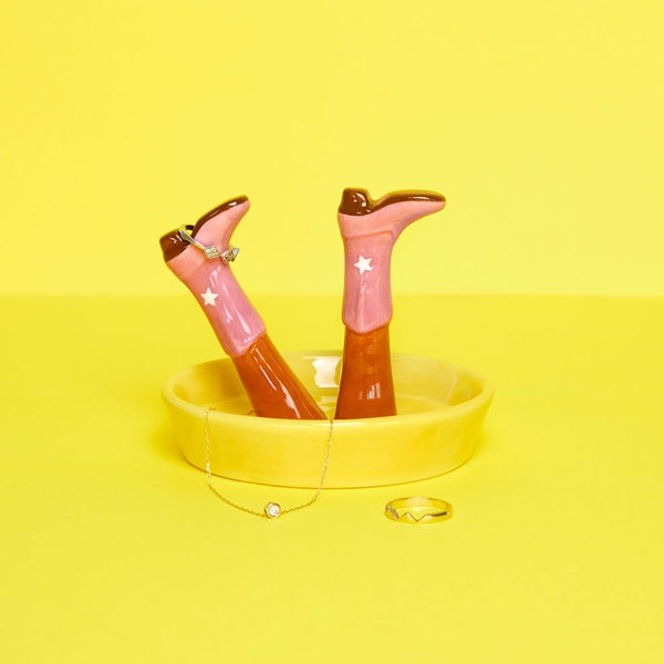 Porta Anillos Happy Legs Country Cerámica