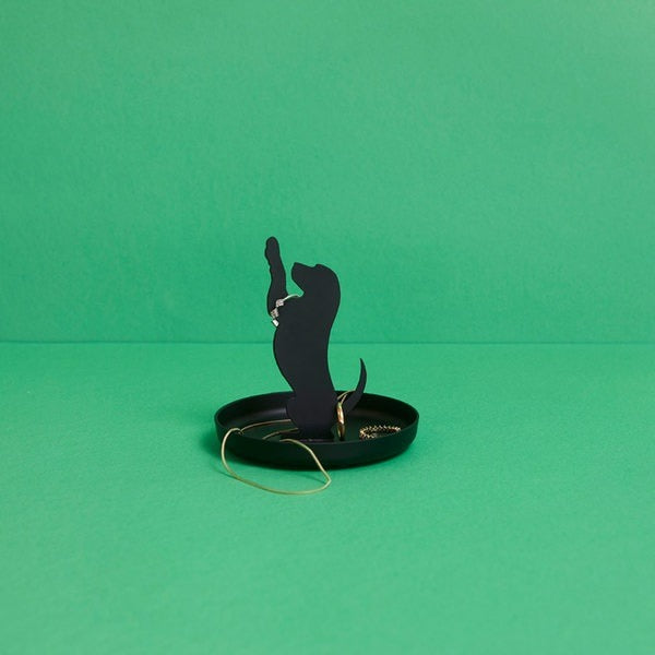 Porta Anillos Puppy Negro
