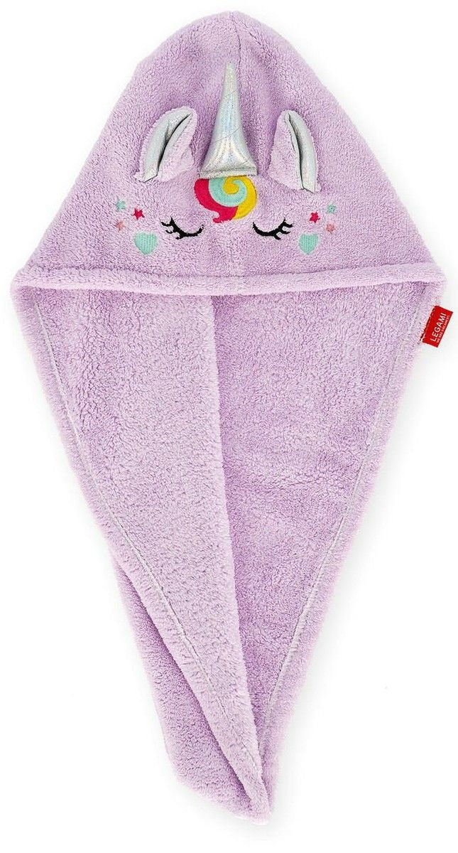 Toalla Para Cabello Unicornio
