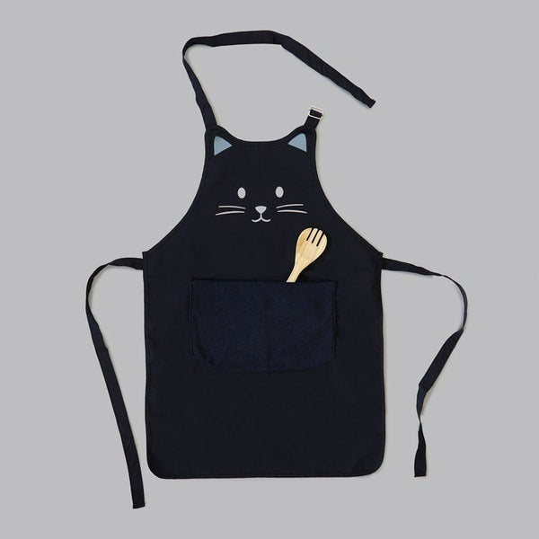 Delantal Kitty negro
