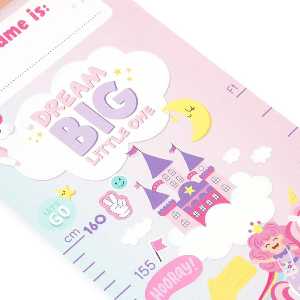 Medidor de Altura Infantil Para Pared Unicornio