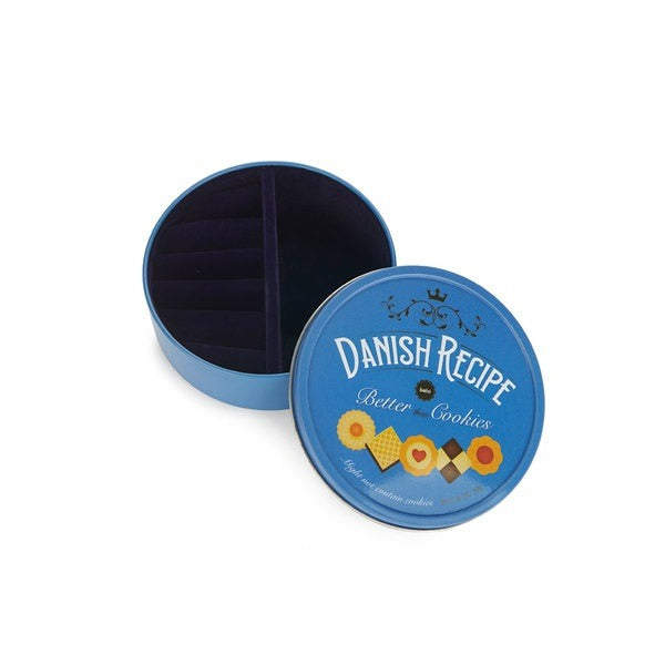 Caja joyero Danish Cookies azul