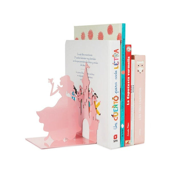 Sujeta Libros Fairy Tale rosa