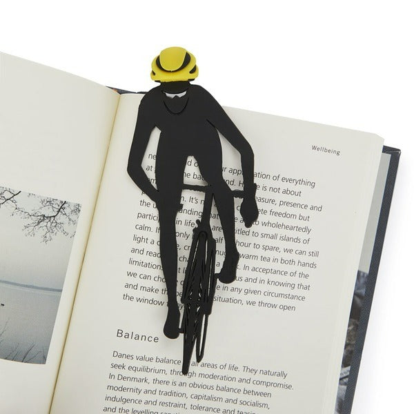 Marcapáginas Cyclist Negro/Amarillo