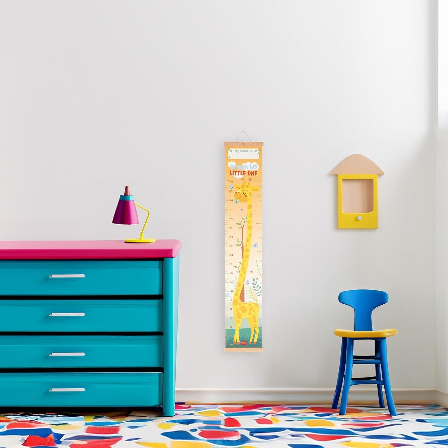 Medidor de Altura Infantil Para Pared Jirafa