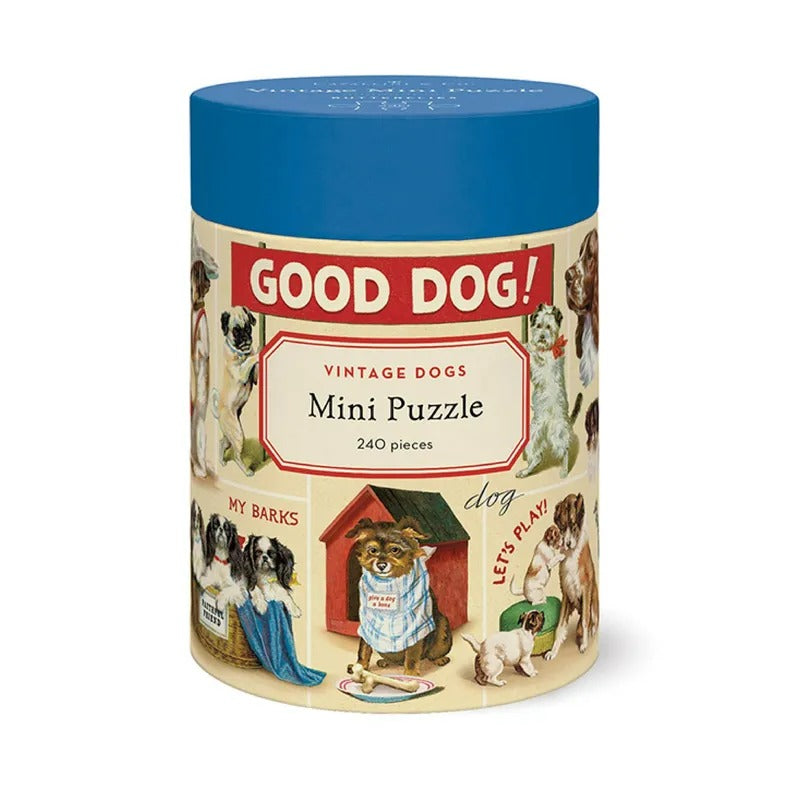 Mini Rompecabezas Vintage Dogs