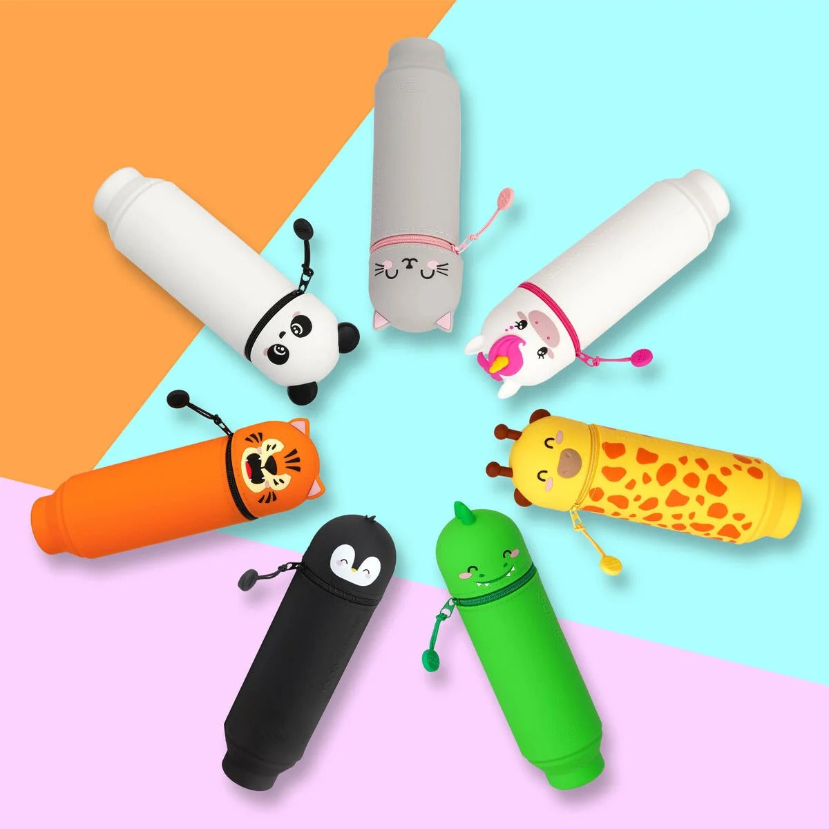 Estuche 2 en 1 "Kawaii" de Unicornio