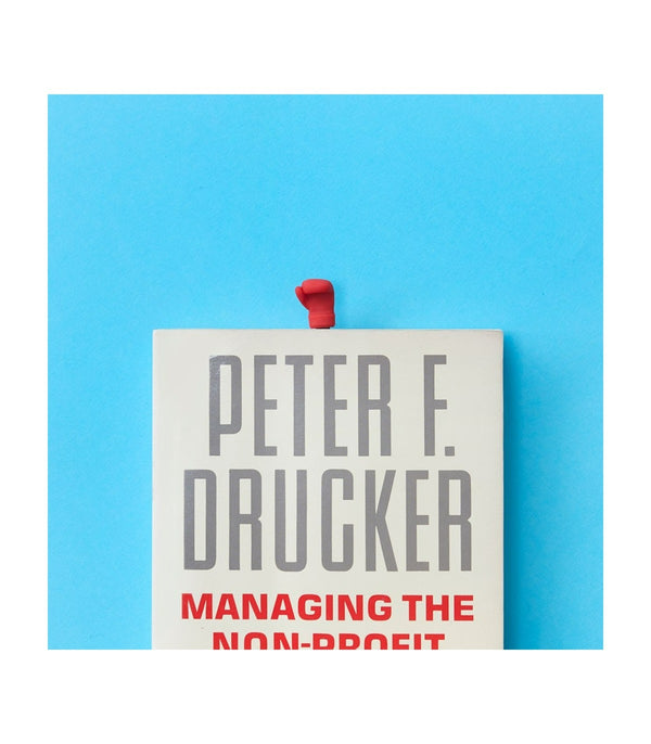 Marcapáginas Boxing rojo/negro