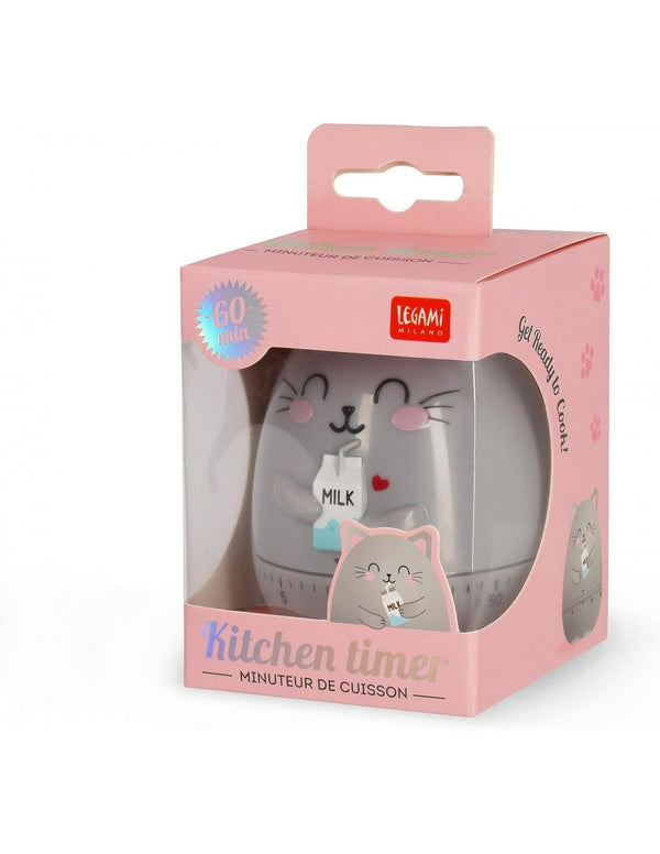 Temporizador de cocina magnético Gato