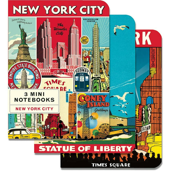Mini Libreta Set de 3 NYC