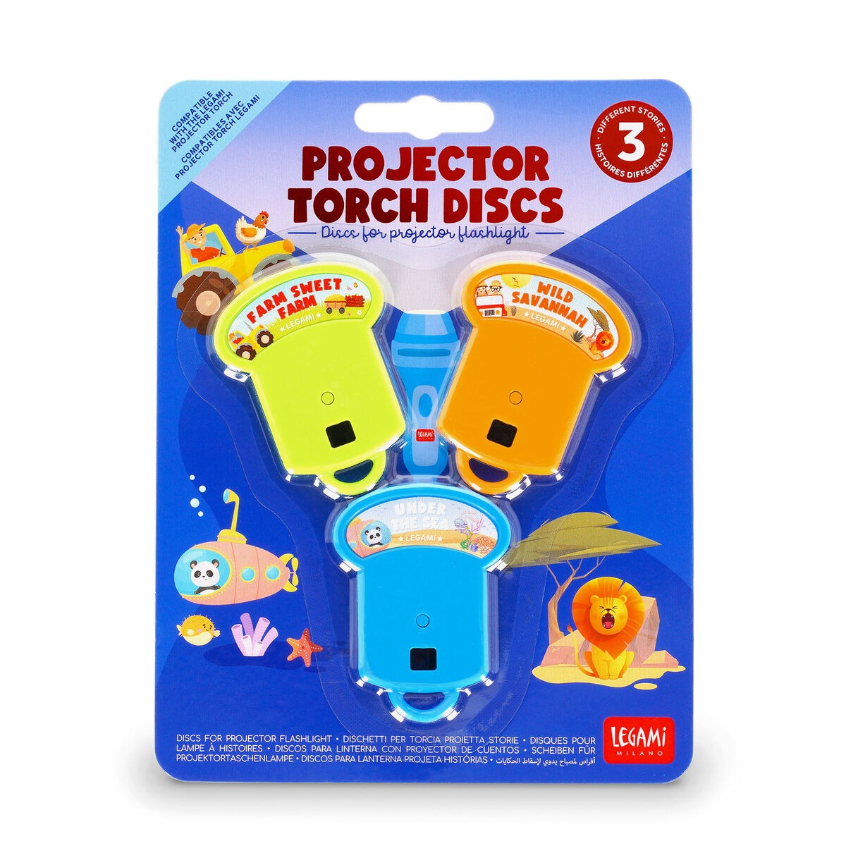 Set de 3 Discos para Linterna Proyector de Cuentos