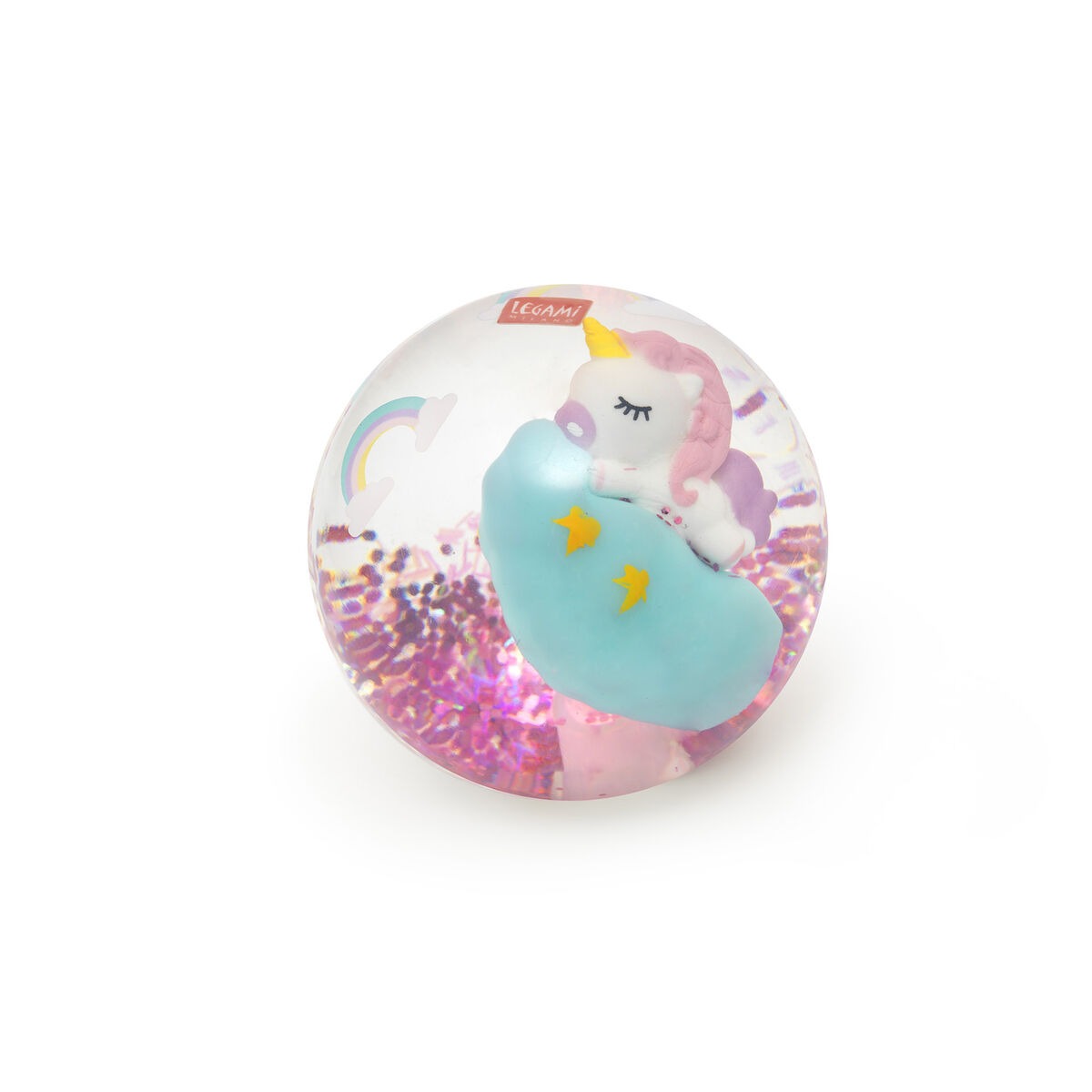 Pelota Luminosa de Rebote Unicornio