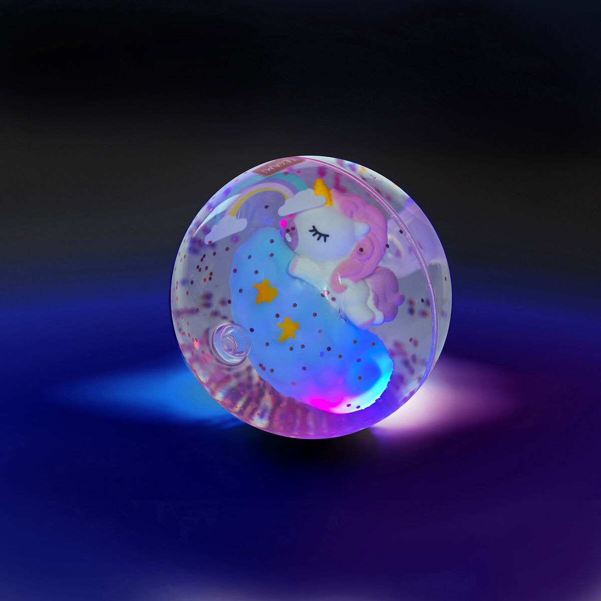 Pelota Luminosa de Rebote Unicornio