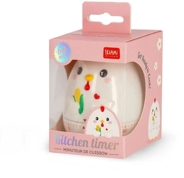 Temporizador de cocina magnético Gallina