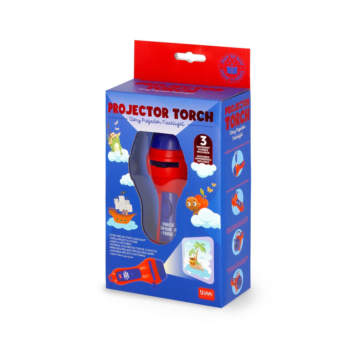 Linterna Con Proyector de Cuentos - Once Upon a Time Roja