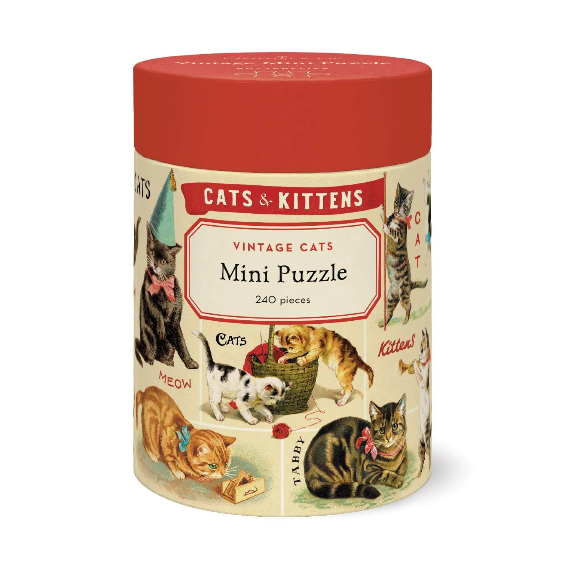 Mini Rompecabezas Vintage Cats