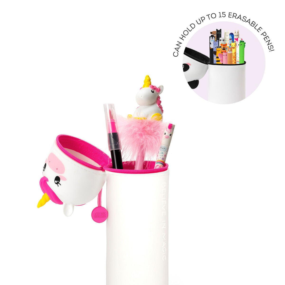 Estuche 2 en 1 "Kawaii" de Unicornio