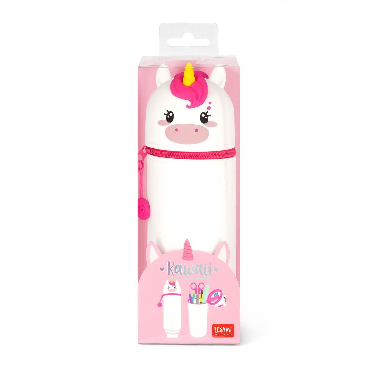 Estuche 2 en 1 "Kawaii" de Unicornio