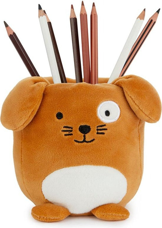 Porta Lápices Fluffy Woof Marrón