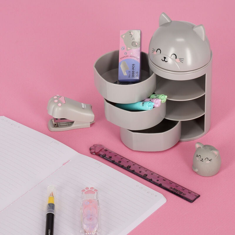 Organizador de Escritorio Gato