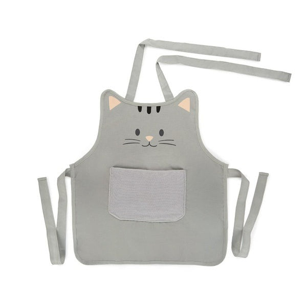 Delantal Kitty gris infantil