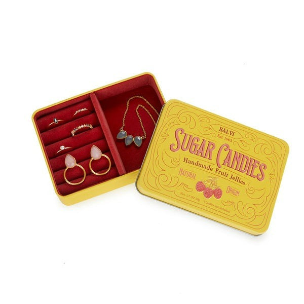 Caja joyero Sugar Candies amarillo